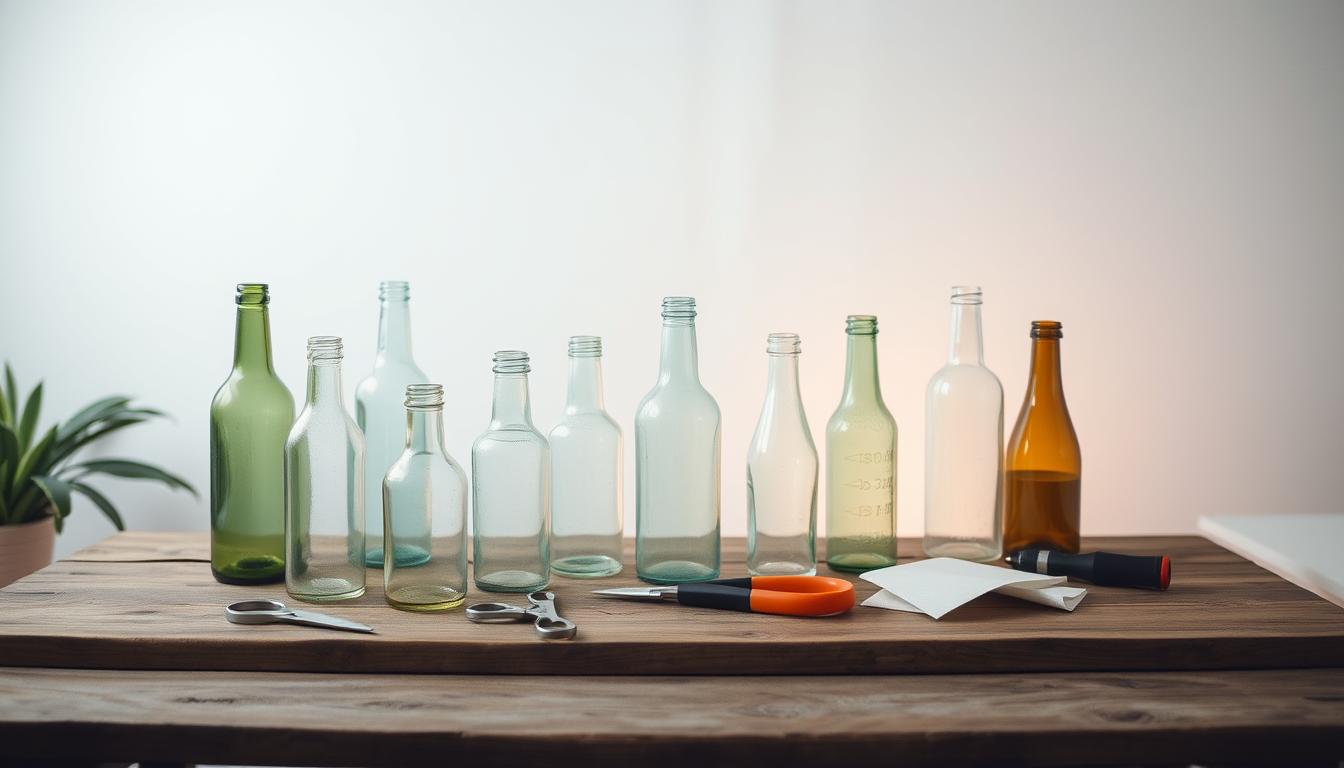 Glasflaschen upcyclen - Schritt für Schritt Anleitung