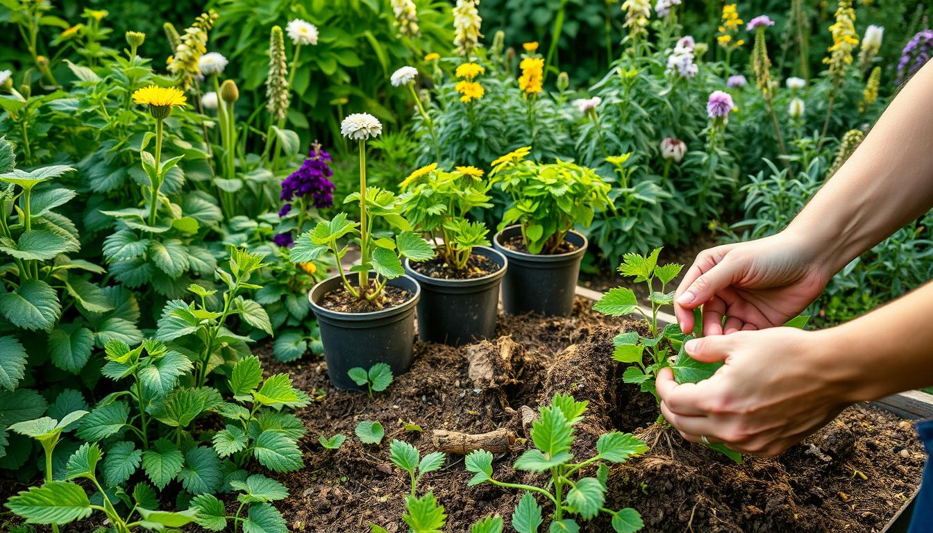 Stauden vermehren: Durch Teilung oder Stecklinge lassen sich Pflanzen vermehren.