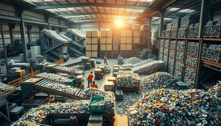 Wie unterscheidet sich das Recycling von Kunststoffen und Metallen